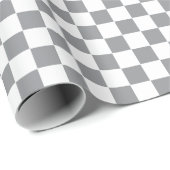 Schachtel grau und weiß geschenkpapier (Rolleneckpunkt)