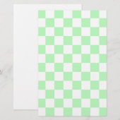 Schachtel grün und weiß briefpapier (Vorne/Hinten)