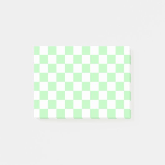 Schachtel grün und weiß post-it klebezettel (Vorderseite)