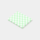 Schachtel grün und weiß post-it klebezettel (angewinkelt)