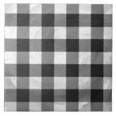 Schachtel Kariert Schwarz/Weiß Fliese (Vorderseite)