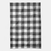 Schachtel Kariert Schwarz/Weiß Geschirrtuch (Vertikal)
