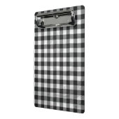 Schachtel Kariert Schwarz/Weiß Mini Klemmbrett (Gewinkelt2)