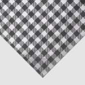 Schachtel Kariert Schwarz/Weiß Seidenpapier (Ausschnitt)