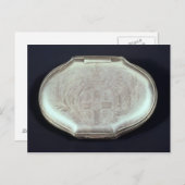 Schachtel, mit einem Wappen versehen, c.1820 Postkarte (Vorne/Hinten)