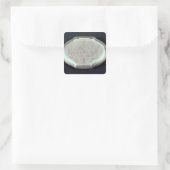 Schachtel, mit einem Wappen versehen, c.1820 Quadratischer Aufkleber (Tasche)