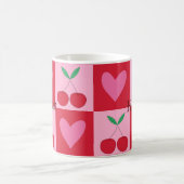 Schachtel mit rosa Herz-Individuelle Name Kaffeetasse (Mittel)