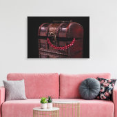 Schachtel mit Schätzen Leinwanddruck (Insitu (Wohnzimmer))
