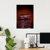 Schachtel mit Schätzen Poster (Heimbüro)