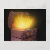 Schachtel mit Schätzen Postkarte (Vorderseite)