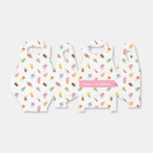 Schachtel mit süßem, farbenfrohen Ice Cream Muster Geschenkschachtel (Ungefaltet)