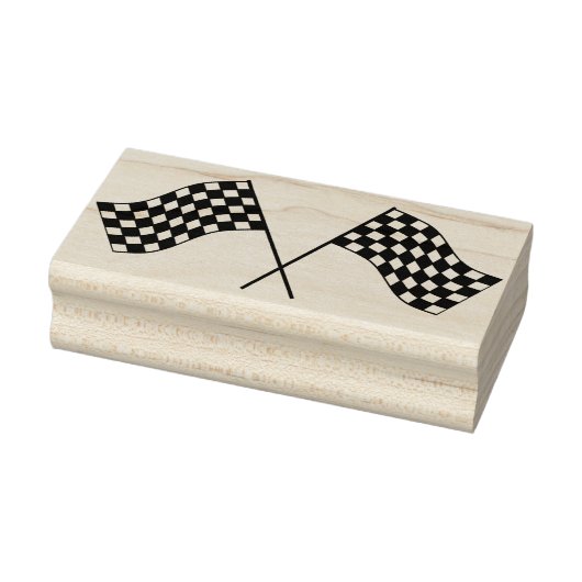 Schachtel-Racing-Fahnen Rubber-Briefmarke Gummistempel (Stempel)