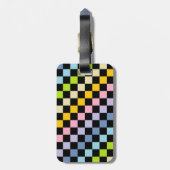 Schachtel Rainbow Black Gepäckanhänger (Rückseite vertikal)