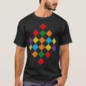 Schachtel-Regenbogen-Glitzer-Gay-LGBT-Preis T-Shirt (Vorderseite)
