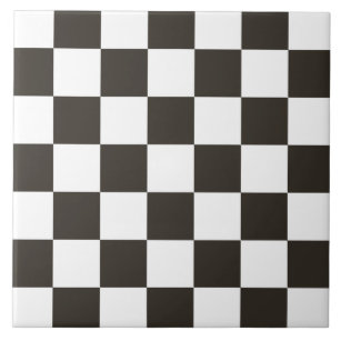 Schachtel (Schwarz und Weiß) (Muster des Schachbre Fliese