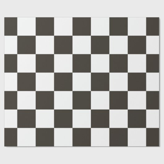 Schachtel (Schwarz und Weiß) (Muster des Schachbre Geschenkpapier (Flach)