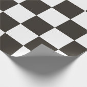 Schachtel (Schwarz und Weiß) (Muster des Schachbre Geschenkpapier (Ecke)