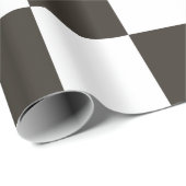 Schachtel (Schwarz und Weiß) (Muster des Schachbre Geschenkpapier (Rolleneckpunkt)