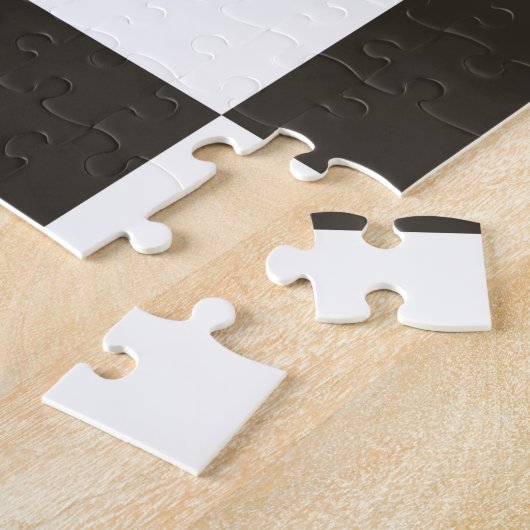 Schachtel (Schwarz und Weiß) (Muster des Schachbre Puzzle (Seite)