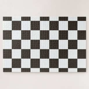 Schachtel (Schwarz und Weiß) (Muster des Schachbre Puzzle