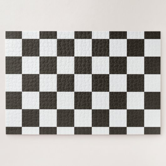 Schachtel (Schwarz und Weiß) (Muster des Schachbre Puzzle (Horizontal)