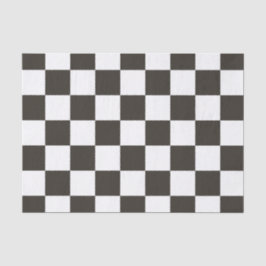 Schachtel (Schwarz und Weiß) (Muster des Schachbre Seidenpapier