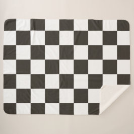 Schachtel (Schwarz und Weiß) (Muster des Schachbre Sherpadecke
