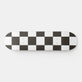 Schachtel (Schwarz und Weiß) (Muster des Schachbre Skateboard (Horizontal)