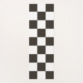 Schachtel (Schwarz und Weiß) (Muster des Schachbre Yogamatte (Rückseite)