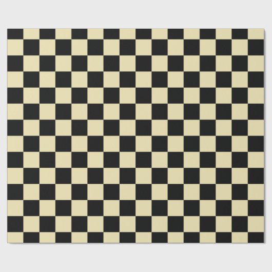 Schachtel und Schwarz Geschenkpapier (Flach)