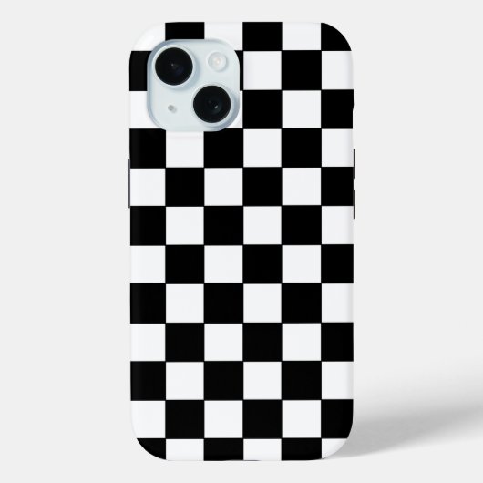 Schachtel weiß und schwarz Case-Mate iPhone hülle (Rückseite)