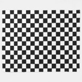 Schachtel weiß und schwarz fleecedecke (Vorderseite (Horizontal))