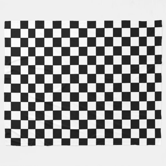 Schachtel weiß und schwarz fleecedecke (Vorderseite (Horizontal))