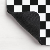 Schachtel weiß und schwarz mousepad (Ecke)