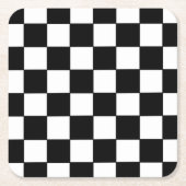 Schachtel weiß und schwarz rechteckiger pappuntersetzer (Vorderseite)