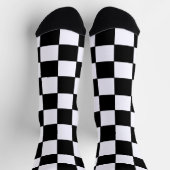 Schachtel weiß und schwarz socken (Oben)