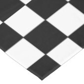 Schachtel weiß und schwarz tischdecke (Schrägansicht)