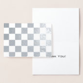 Schachtel weiß und silber folienkarte (Anzeige)