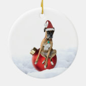 Schachtelboxer Keramik Ornament (Hinten)