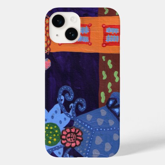 Schachtelhalm-Blume Case-Mate iPhone Hülle (Rückseite)