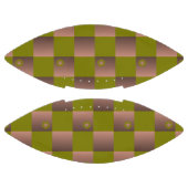 Schachtelmuster in braun und olivgrün football (Paneele)