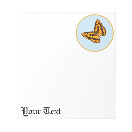 Schachtelmütze Notizblock (Vorderseite)