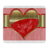 Schachteln für die Hearts Glass Cutting Board Schneidebrett (Vorderseite)