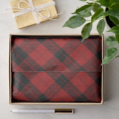 Schachteltes Weihnachtsrot Buffalo Kariert Seidenpapier (Geschenk)