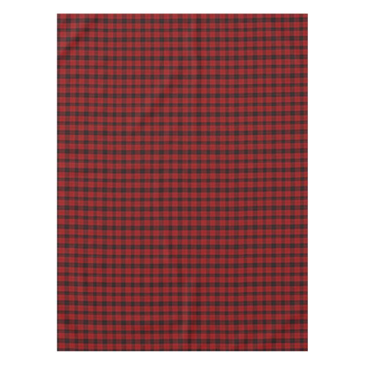 Schachteltes Weihnachtsrot Buffalo Kariert Tischdecke (Vorderseite)