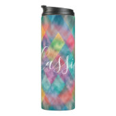 Schachter Harlequin, blass Rainbow Thermosbecher (Nach rechts gedreht)