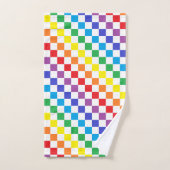 Schachter Regenbogen Badhandtuch Set (Handtuch)