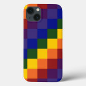 Schachter Regenbogen Case-Mate iPhone Hülle (Rückseite)