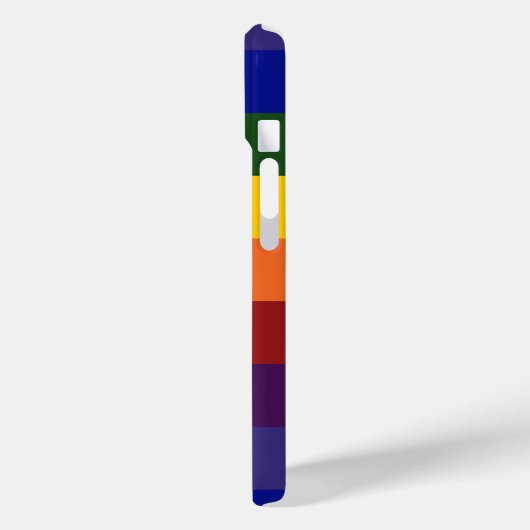 Schachter Regenbogen Case-Mate iPhone Hülle (Rückseite / Links)