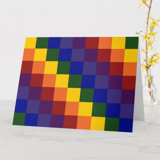 Schachter Regenbogen Karte (Gelbe Blume)